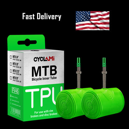 2pcs CYCLAMI Ultralight Bike Inner Tube 26 27.5 29 "es MTB Bicycle TPU Mater image 2