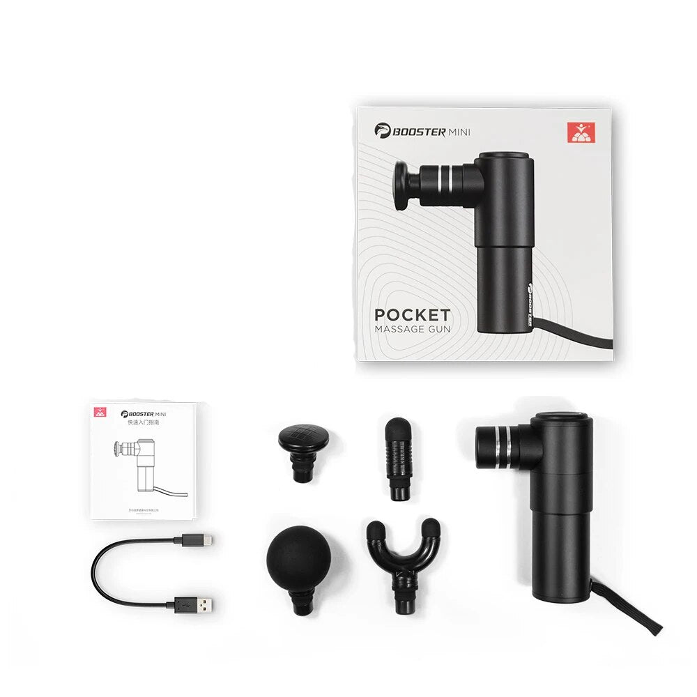 BOOSTER Mini Electric Muscle Massage Gun Pocket Neck Muscle Massager Pain Thera image 3