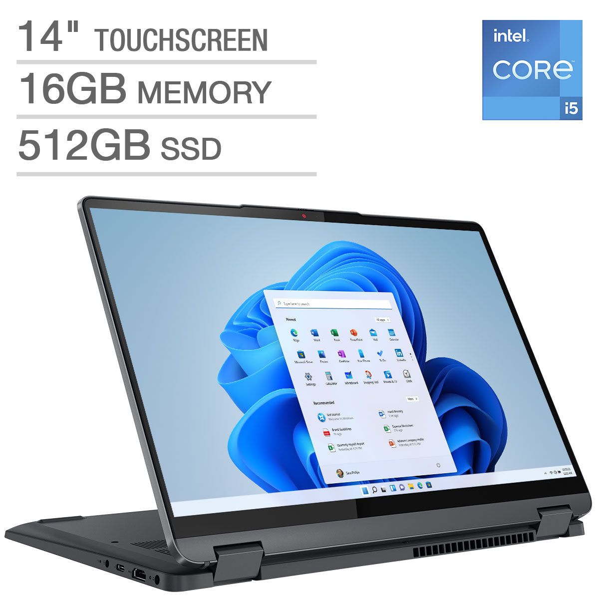 Lenovo IdeaPad Flex 5 14" 2-in-1 Touchscreen Laptop - 12th Gen Intel Core i5 image 0