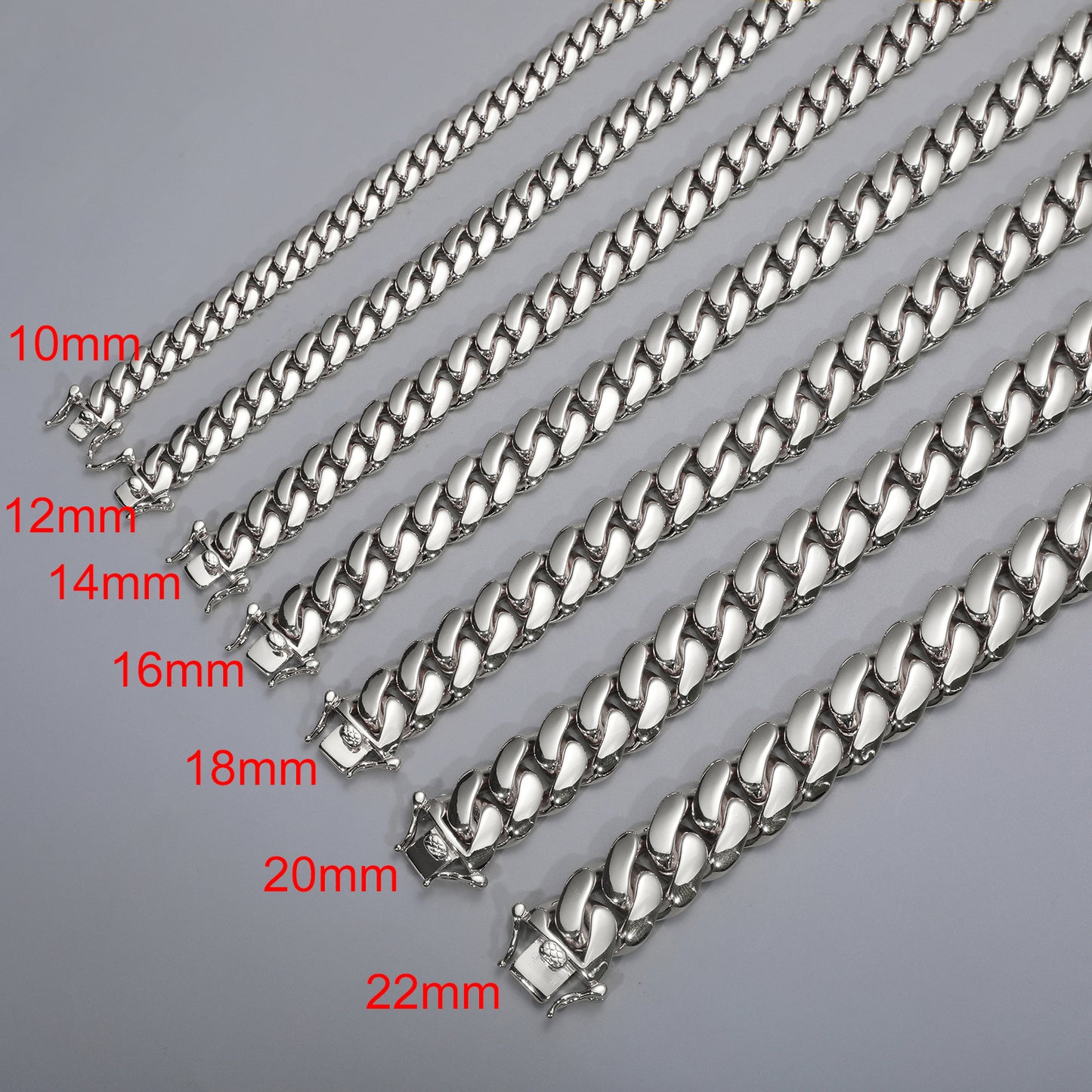 New Hip Hop Jewelry 20mm Heavy Luxury 18K Real Gold Plated Custom Solid Cuban M image 3