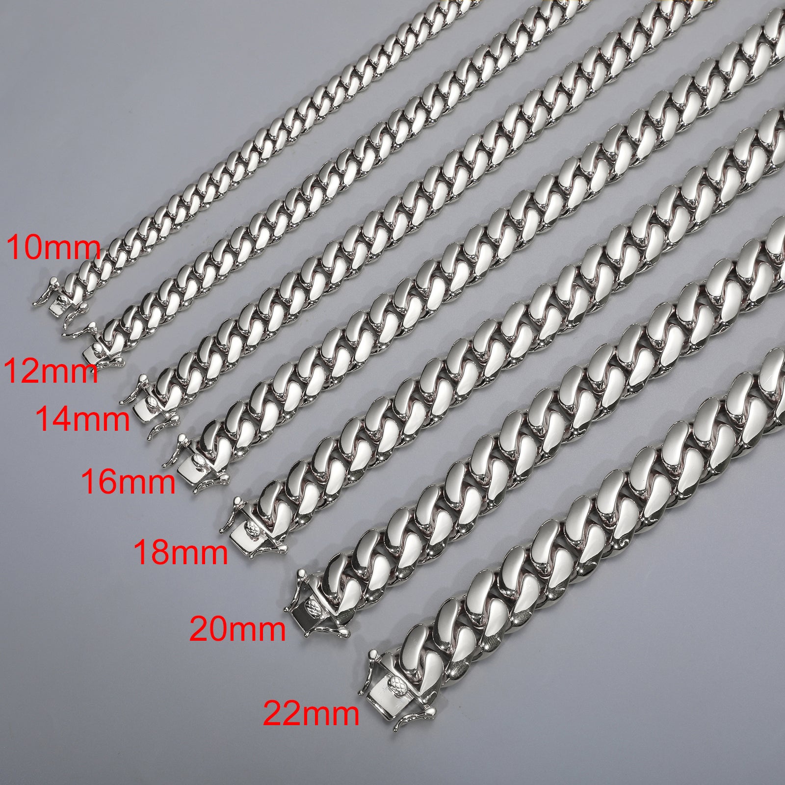 New Hip Hop Jewelry 20mm Heavy Luxury 18K Real Gold Plated Custom Solid Cuban M image 3