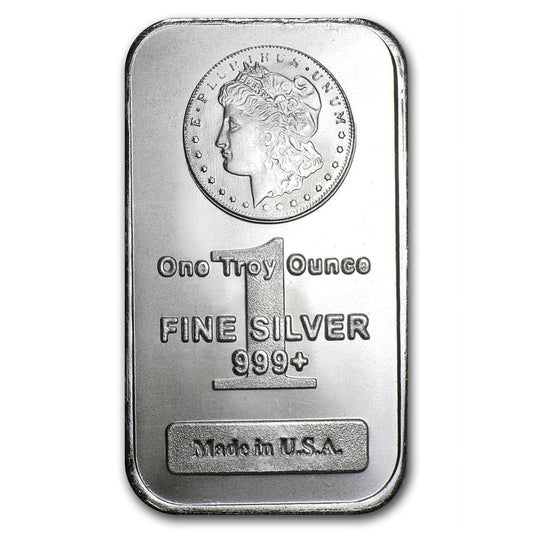 1 oz Silver Bar - Morgan Design image 0