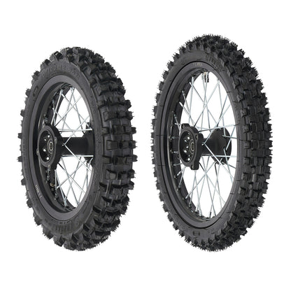 Motorbike Front Rear Wheel Kit for 50CC 70CC 90CC Dirt Bike Pit Bike Monkey Bik image 6