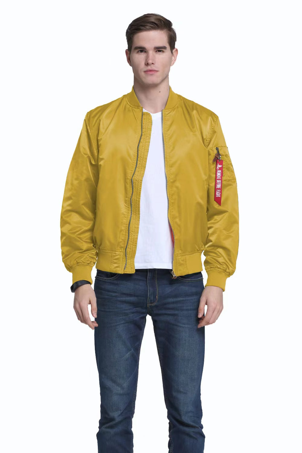 Ma1 Nylon Aviator Military Jacket | Unisex American Military Style | 9 Colors | Sizes Xxs-Xxl