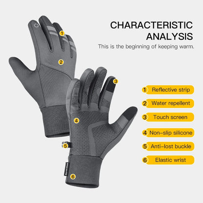 Winter Gloves For Men Women  Waterproof Windproof Cold Gloves Snowboard Motorcy image 6