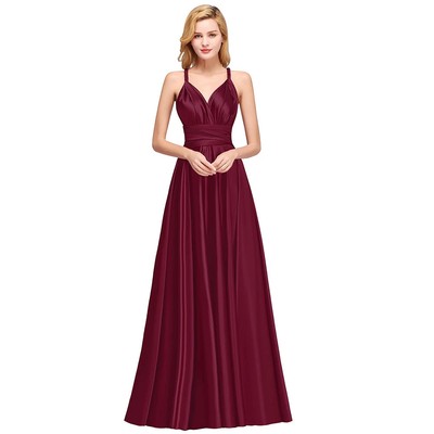 2 Colors Infinity Dress Convertible Bridesmaid Dresses For Women Multi