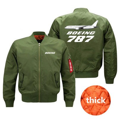 The Boeing 787 Autumn Winter Windproof Flight Aviation Pilots Men's Ma