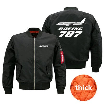 The Boeing 787 Autumn Winter Windproof Flight Aviation Pilots Men's Ma