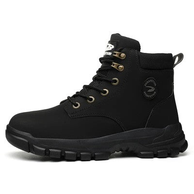 Men Safety Shoes Protective Sneakers Steel Toe Cap Anti-smash Work Sho