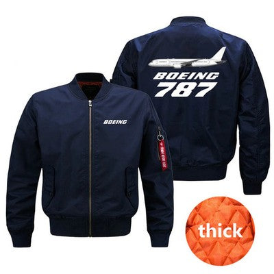 The Boeing 787 Autumn Winter Windproof Flight Aviation Pilots Men's Ma