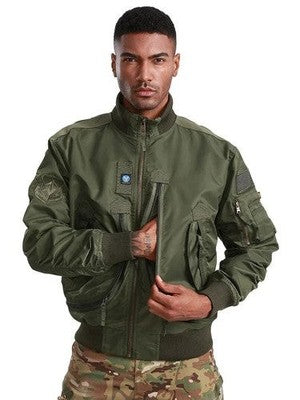 Men'S Bomber Jacket Army Tactical Clothing Autumn Windbreaker Husband