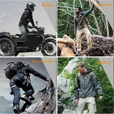 Men's Military Aviation Flight Jacket — Fleece Lined Zip-Up Hooded Pilot Coat