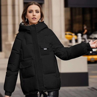 Winter Jacket Women Parkas Hooded Thick Down Cotton Padded Parka Femal