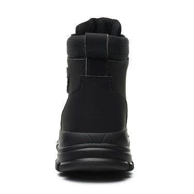 Men Safety Shoes Protective Sneakers Steel Toe Cap Anti-smash Work Sho
