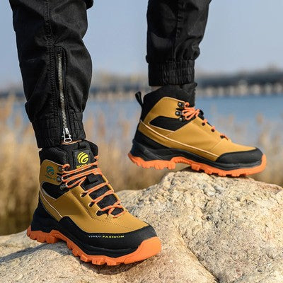 Safety Shoes Men Work Sneakers Indestructible Shoes Anti-smash Punctur