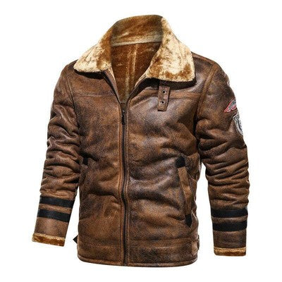2024 Jacket Tactical Faux Leather Jackets Outwear Fleece Coats Fur Inn