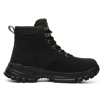 Men Safety Shoes Protective Sneakers Steel Toe Cap Anti-smash Work Sho