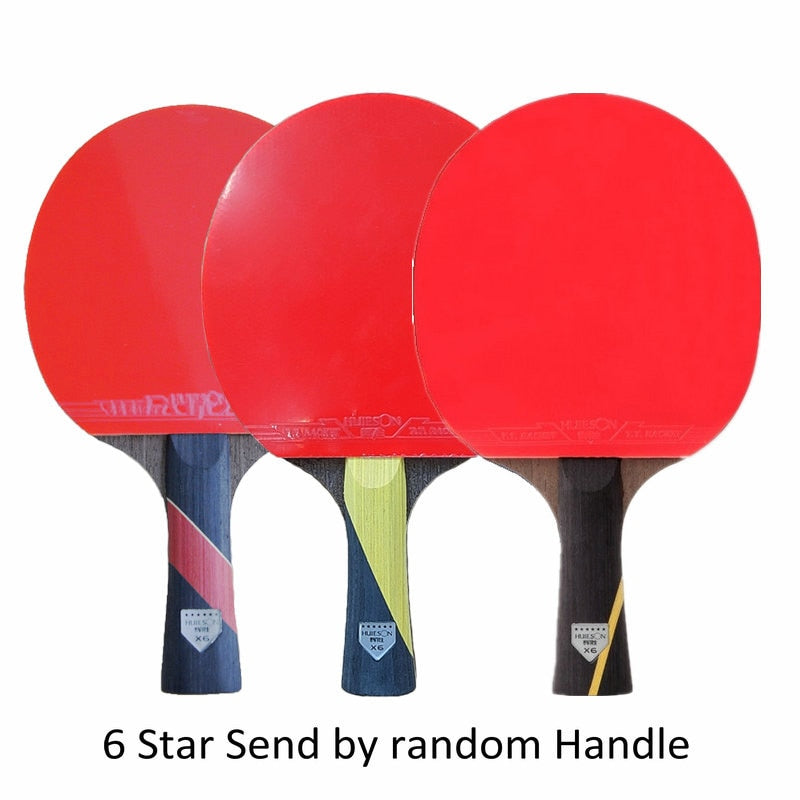 Huieson 2pc Ping Pong Rackets Set 5/6 Star Offensive Table Tennis Racket  with image 10