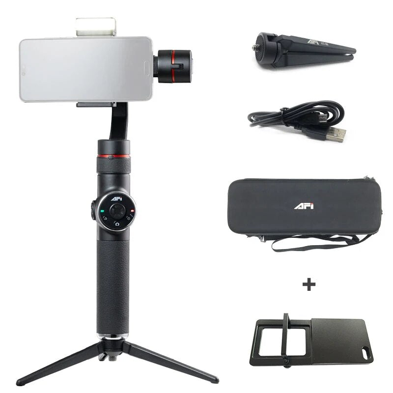 AFI V5 Stabilizer For Phone Gimbal Selfie Sticks 3-Axis Handheld Smartphone Sta image 1