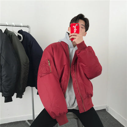 Military tactical Male Army MA-1 Flight Bomber Jacket Baseball Varsity College  image 11