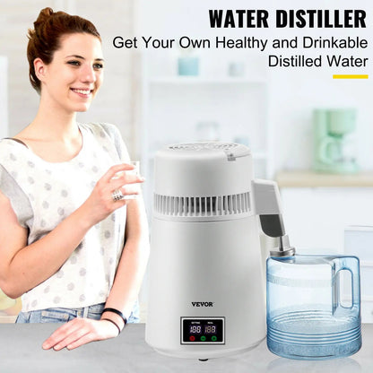 VEVOR 4L Pure Water Distiller Dental Distilled Water Filter Electric Distillati image 6