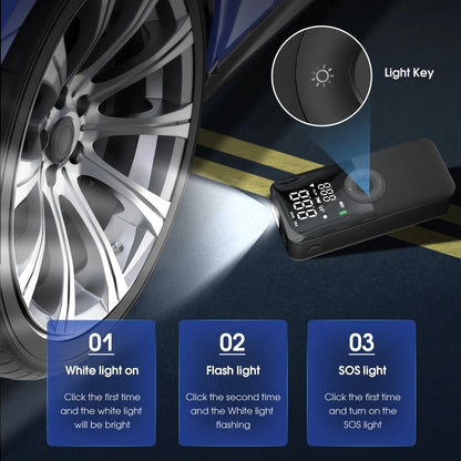 Wireless Tire Air Injector 12V Automobile Automatic Pump Portable Electric Air image 3