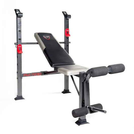 Strength Standard Weight Bench with Leg Developer, 150lb upright weight capacity