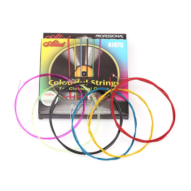 A107C Colorful Classical Guitar Strings Colorful Nylon Colorful Coated Copper A image 4