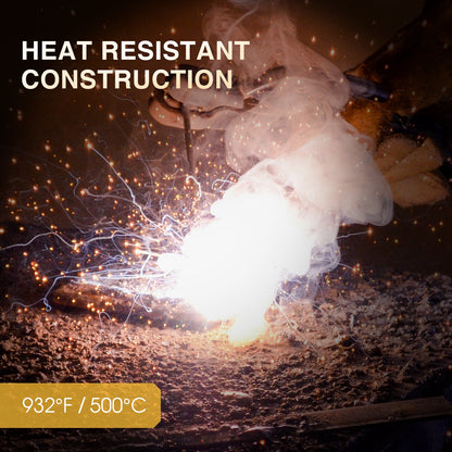 TOOLIOM 16 "es 932„‰ Welding Gloves for MIG/Stick Welding Heat Fire Resistant image 4