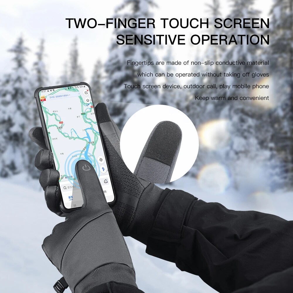 Winter Gloves For Men Women  Waterproof Windproof Cold Gloves Snowboard Motorcy image 4