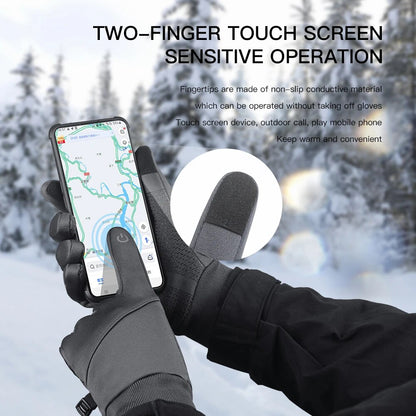 Winter Gloves For Men Women  Waterproof Windproof Cold Gloves Snowboard Motorcy image 4