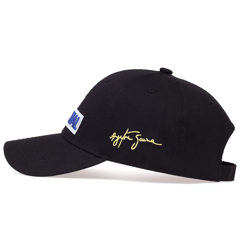 Baseball Cap New Ayrton Senna Racer Fashion Embroidered Hat Outdoor Sun Protect image 2