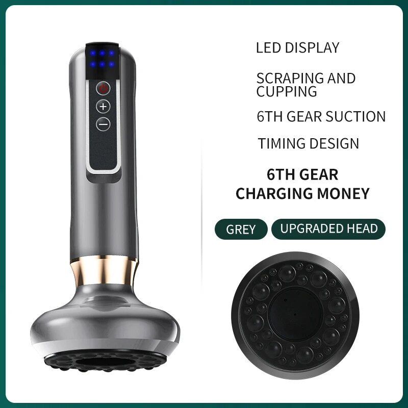 Scraping Infrared Heat Slimming Massage Tricolor Electric Scraping Instrument A