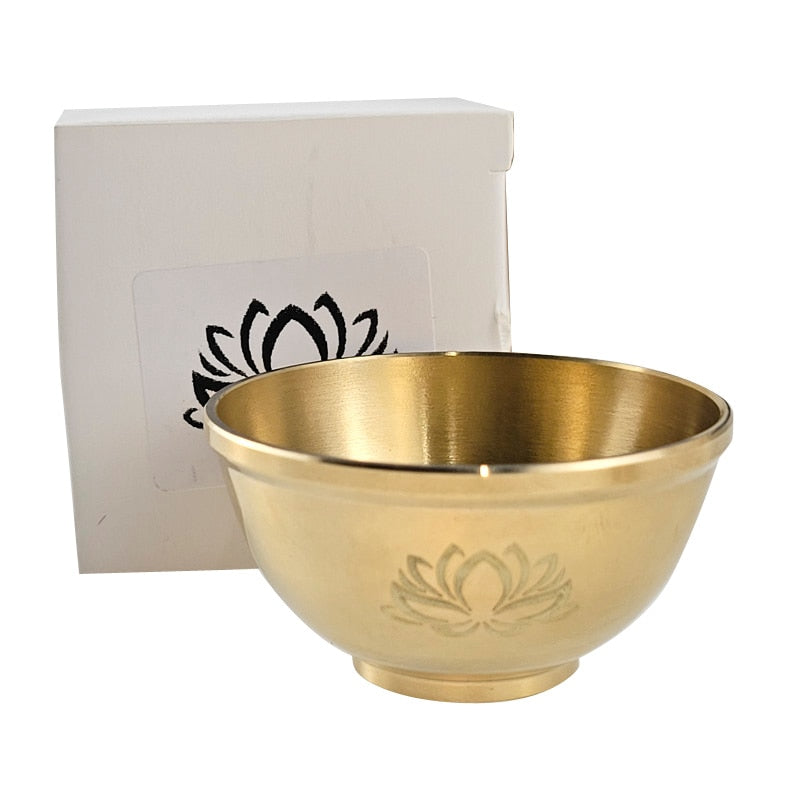 Copper Offering Bowls Triquetra Triple Moon Sage Burner Ritual Altar Energy Bal image 4