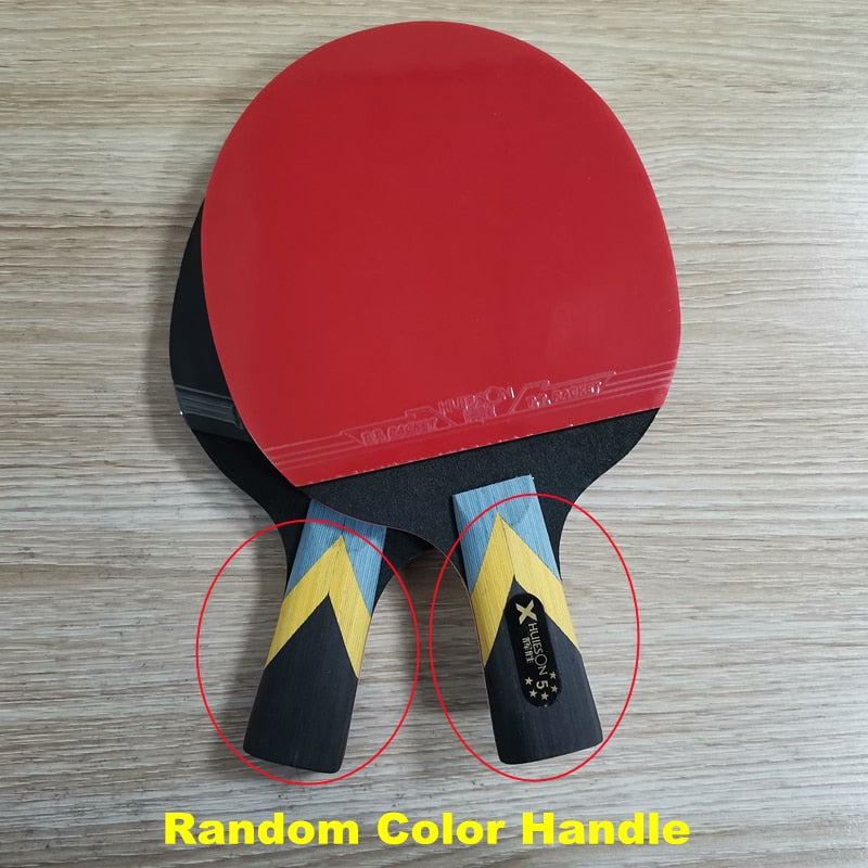Huieson 2pc Ping Pong Rackets Set 5/6 Star Offensive Table Tennis Racket  with image 11