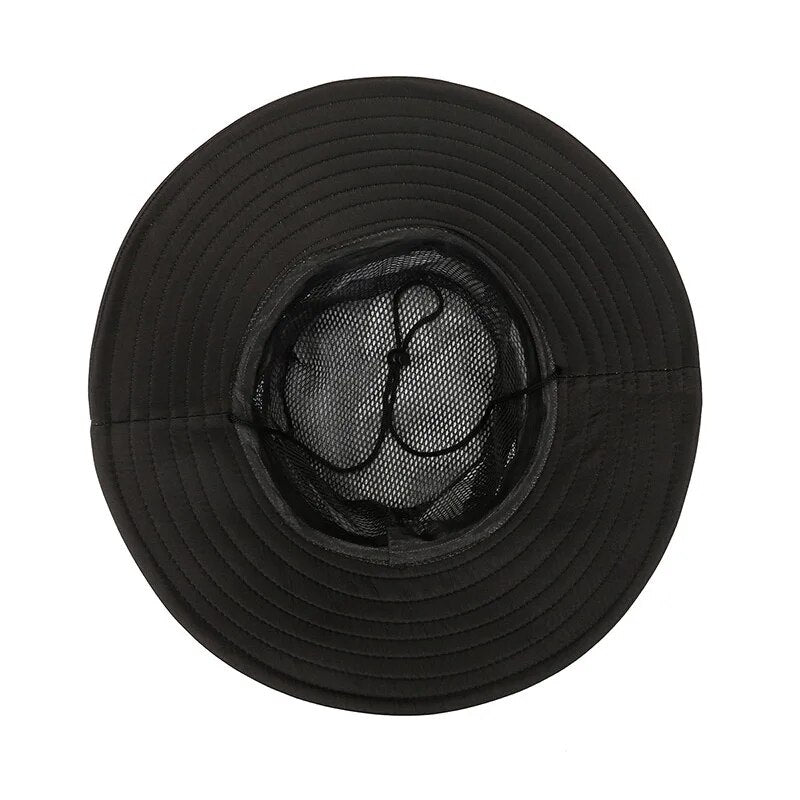 New Hot Selling Spring Summer Bucket Hat Men's Solid Color Big Brim Sun Hat Wom image 8