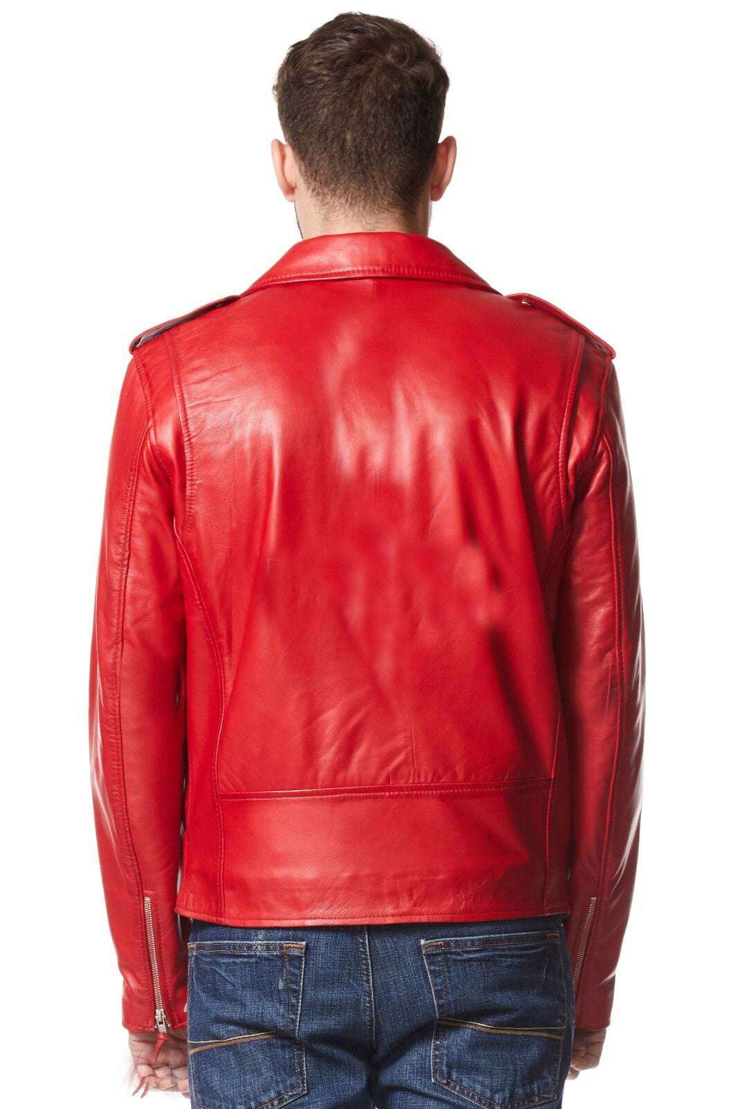 Turn-lapel Pu Jacket Coat Outside Spring and Autumn Street Trendy Men's Persona