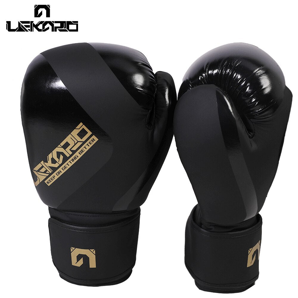 Adult Professional 12oz Boxing Training Gloves Pu Elastic Boxing Gloves Muay Th image 2