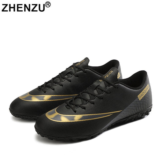 ZHENZU Size 32-47 ftball Boots Kids Boys Soccer Shoes Outdoor  AG/TF Ultralig