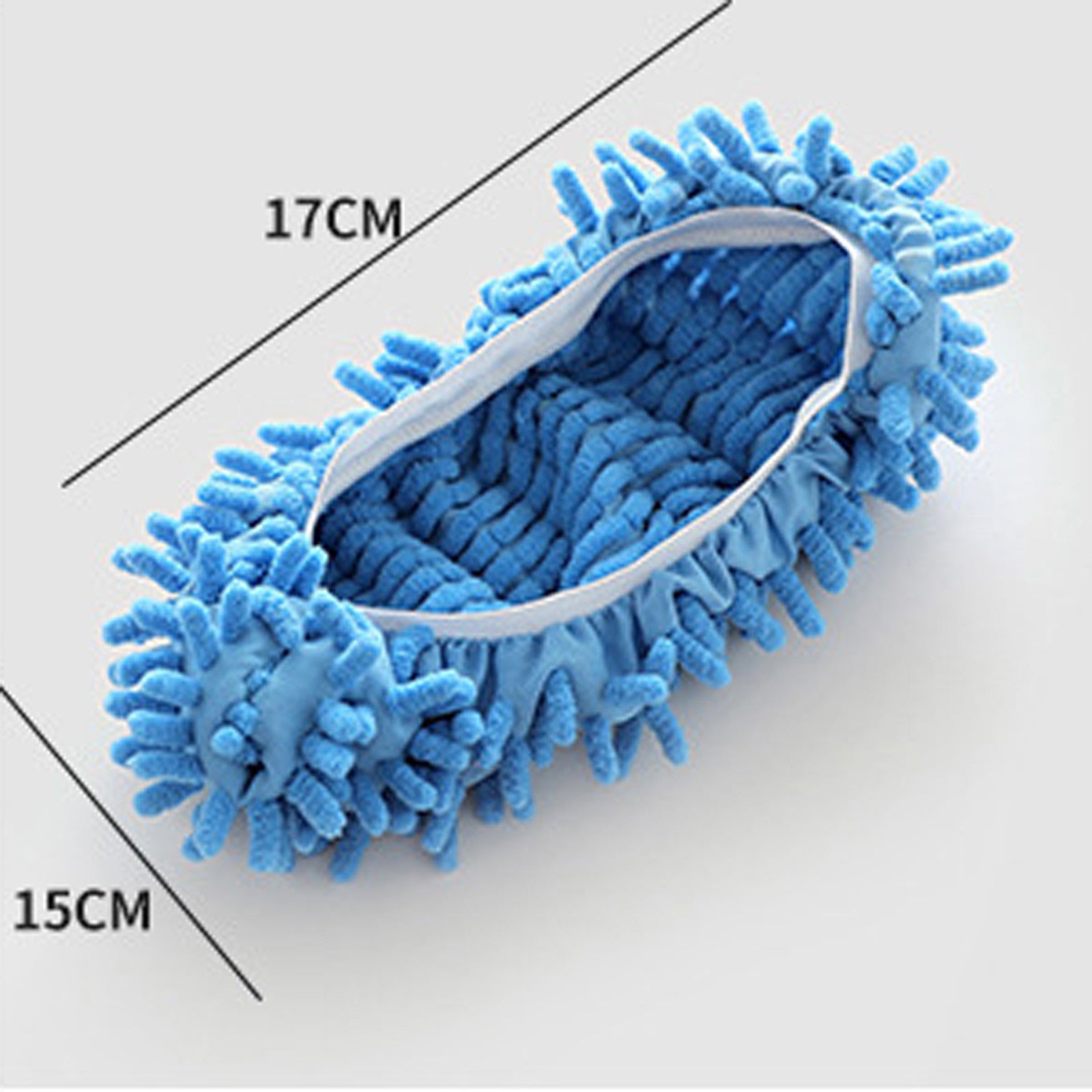 Chenille Dust Mop Slippers Home Floor Cleaning Lazy Mopping Shoes Water Uptake  image 8