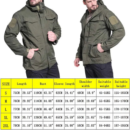 Tactical Jackets Clothes Windbreaker Field Jacket Men Outdoor Waterproof Fligh image 3