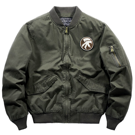 Military Bomber Jackets Men Spring Autumn Casual Multi-pocket Pilot Windbreaker