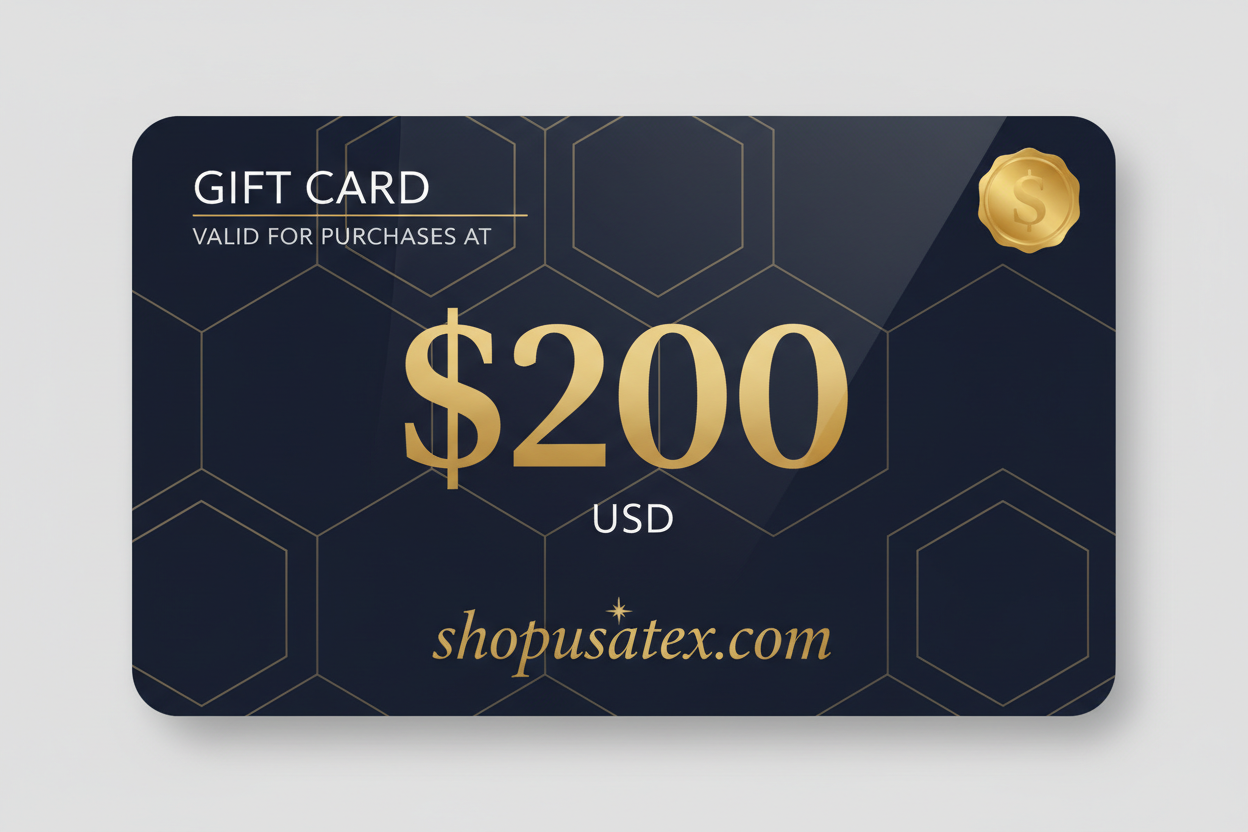 $200 USD shopusatex.com Gift Card
