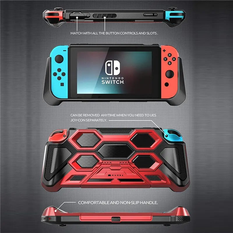 For Nintendo Switch Case MUMBA Battle Series Heavy Duty Grip Cover For Nintendo image 7