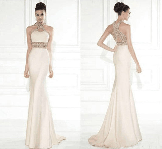 vestido de graduacion new  backless saree robe de soiree courte beading cry