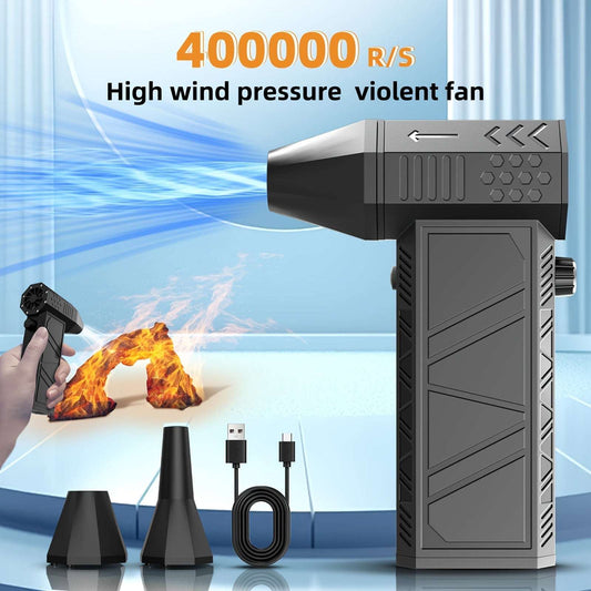 130000RPM Mini Turbo Jet Fan Electric Air Duster Adjustable wind speed Turbo Vi