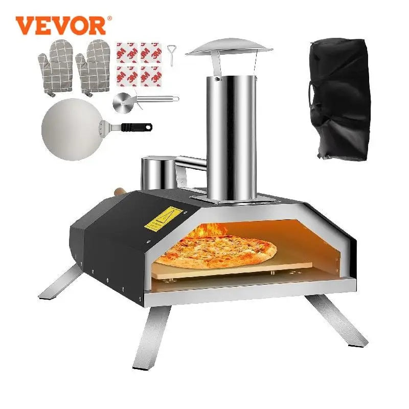 VEVOR Portable Pizza Oven Good Insulation Effect 304 Stainless Steel Foldable F image 1