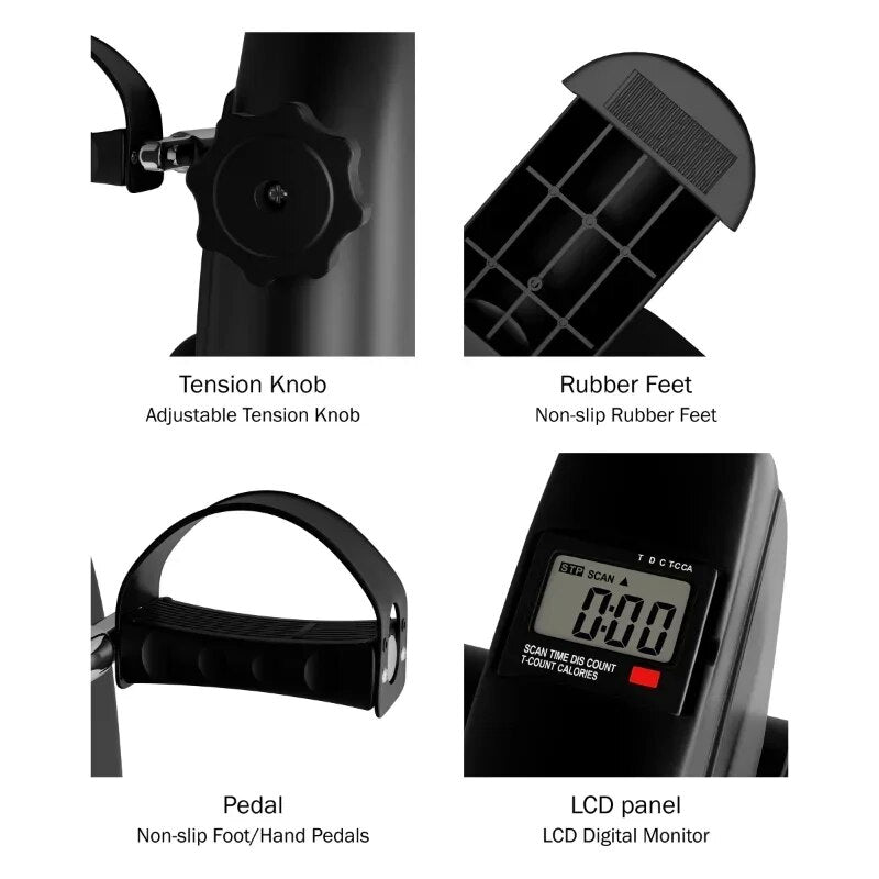 Under Desk Bike and Pedal Exerciser with Calorie Counter image 3