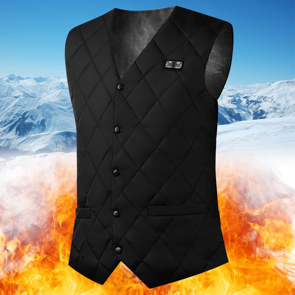 16 Zones Heated Vest Men Women USB Heated Jacket Heating Vest Thermal Clothing  image 3