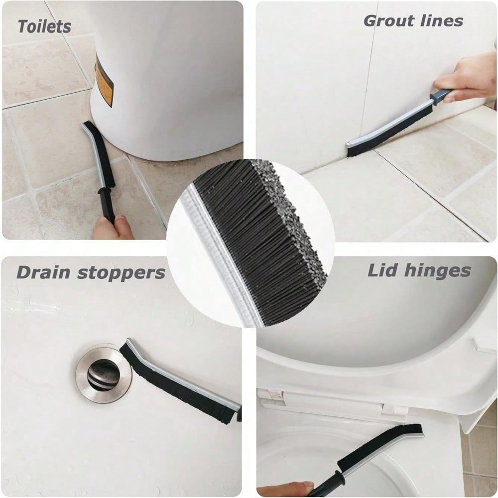 Hard Bristle Gap Cleaning Brush Set, Small Tile Grout Brush, Household Narrow G image 3